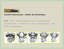 Tablet Screenshot of garniermotorcycles.fr